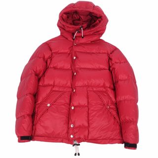 美品 ナンガ キャルオーライン CAL O LINE NANGA ジャケット ダウンジャケット CLASSIC PINANACLE DOWN JACKET アウター メンズ M レッド(ダウンジャケット)