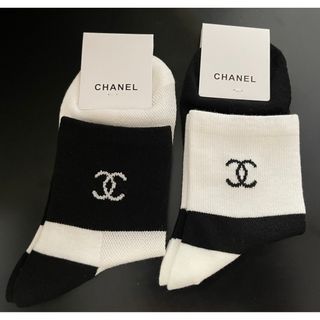 シャネル(CHANEL)のChanelレディースソックス2足セット(ソックス)