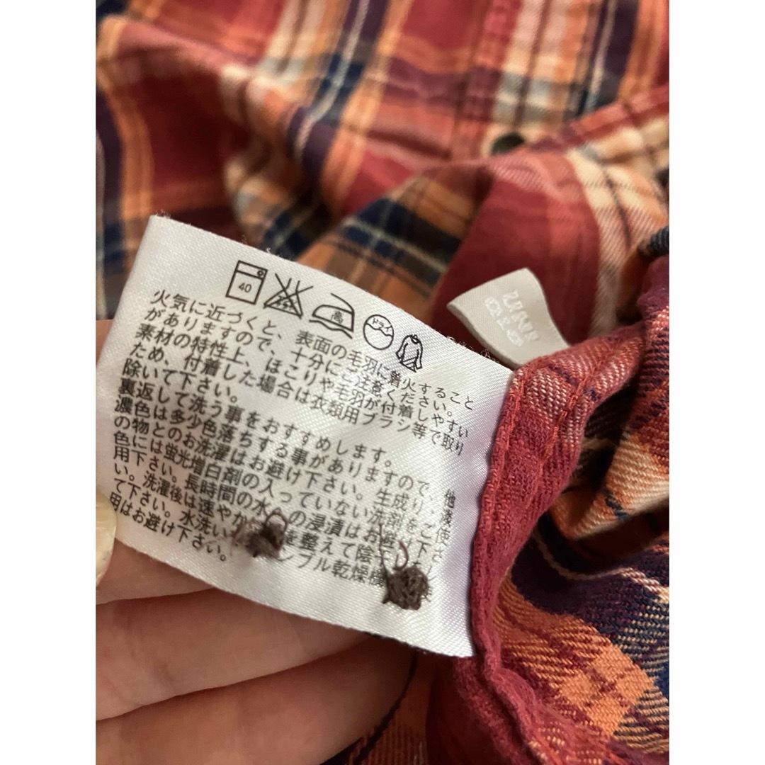 UNIQLO(ユニクロ)のユニクロ　レディース　フランネルシャツ長袖　XS レディースのトップス(シャツ/ブラウス(長袖/七分))の商品写真