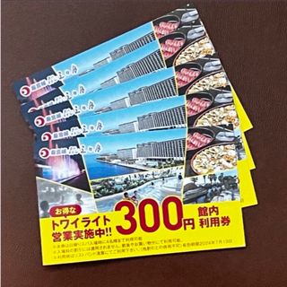 龍宮城スパ・ホテル三日月 300円館内利用券×6枚  (その他)