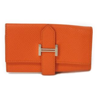 エルメス(Hermes)のHERMES エルメス ベアン ポルトクレ 4 Ｈマーク ベルトストラップ S金具 4連 Hロゴ ヴォーエプソン マンゴー キーケース(キーケース)