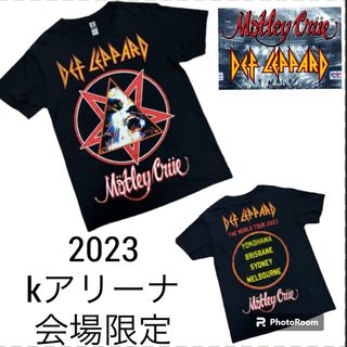 新品同 会場限定■モトリークルー デフレパード■2023©️Kアリーナ Tシャツ