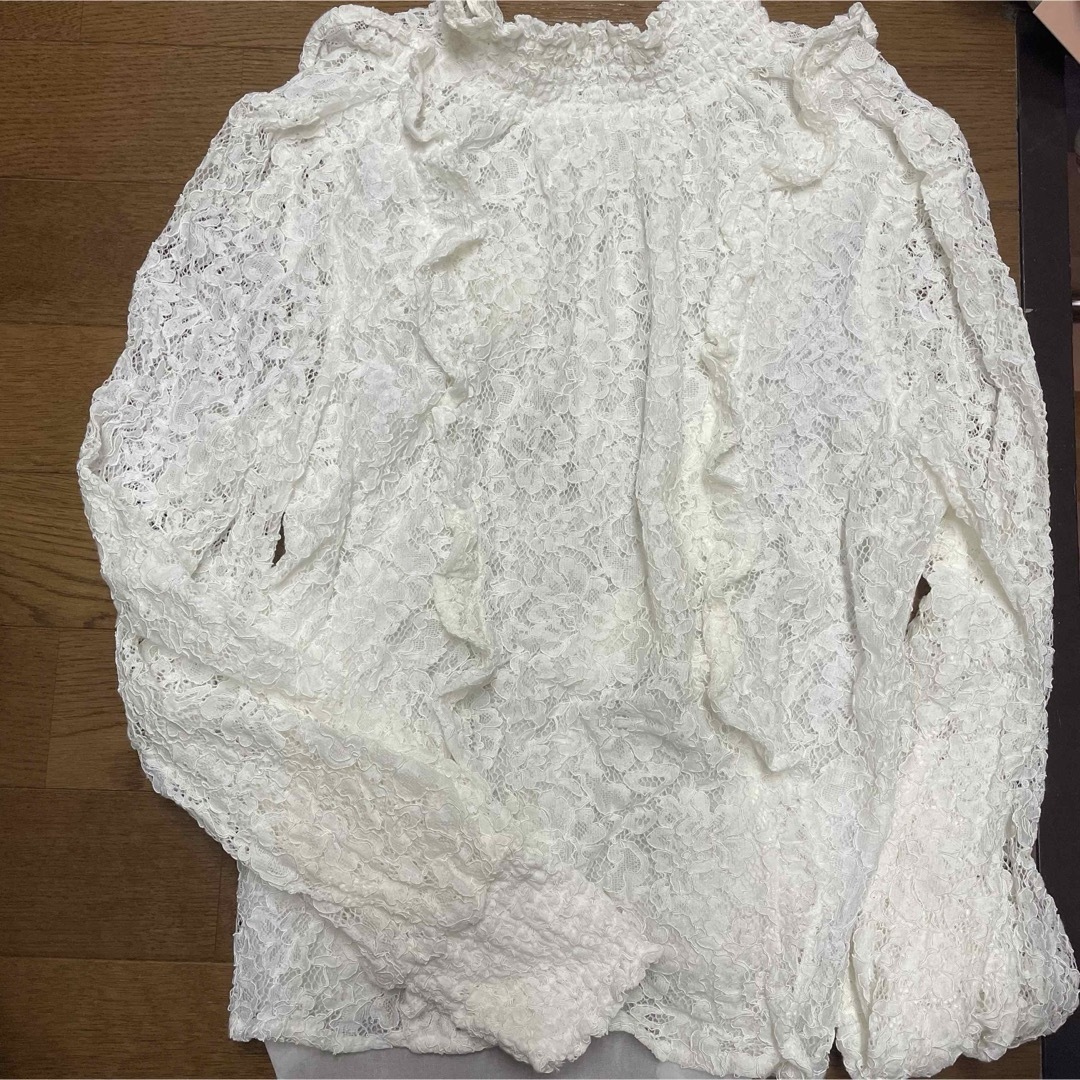 ZARA(ザラ)のZARA 総レース トップス ブラウス レディースのトップス(シャツ/ブラウス(長袖/七分))の商品写真