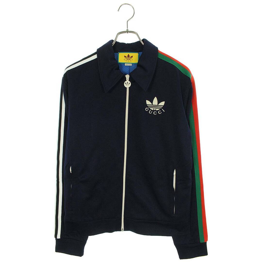 Gucci(グッチ)のグッチ ×アディダス adidas  692112 XJEKX トレフォイルトラックジャケットブルゾン メンズ S メンズのジャケット/アウター(ブルゾン)の商品写真