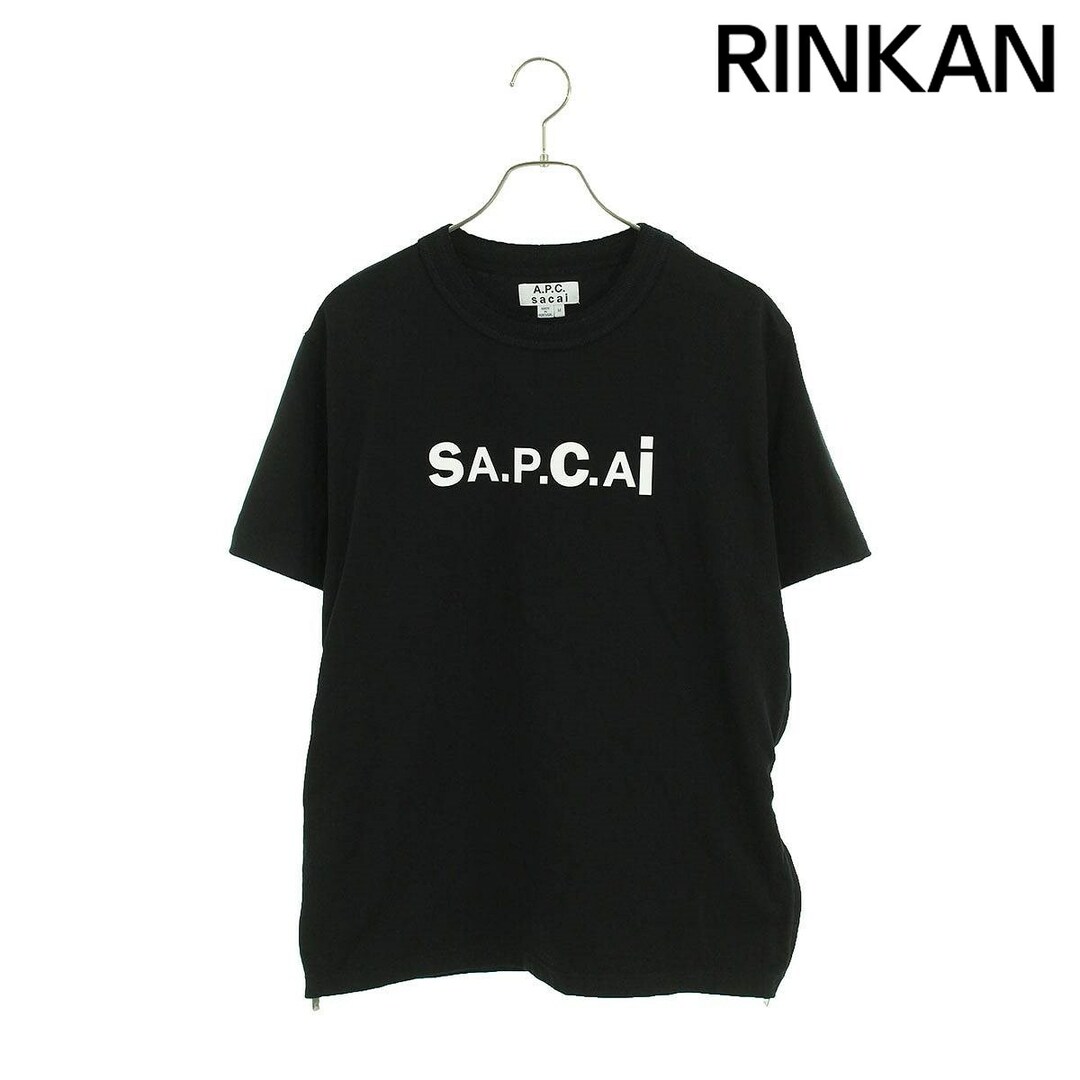 A.P.C(アーペーセー)のアーペーセー ×サカイ Sacai  24213-1-94291 フロントロゴサイドジップTシャツ メンズ M メンズのトップス(Tシャツ/カットソー(半袖/袖なし))の商品写真