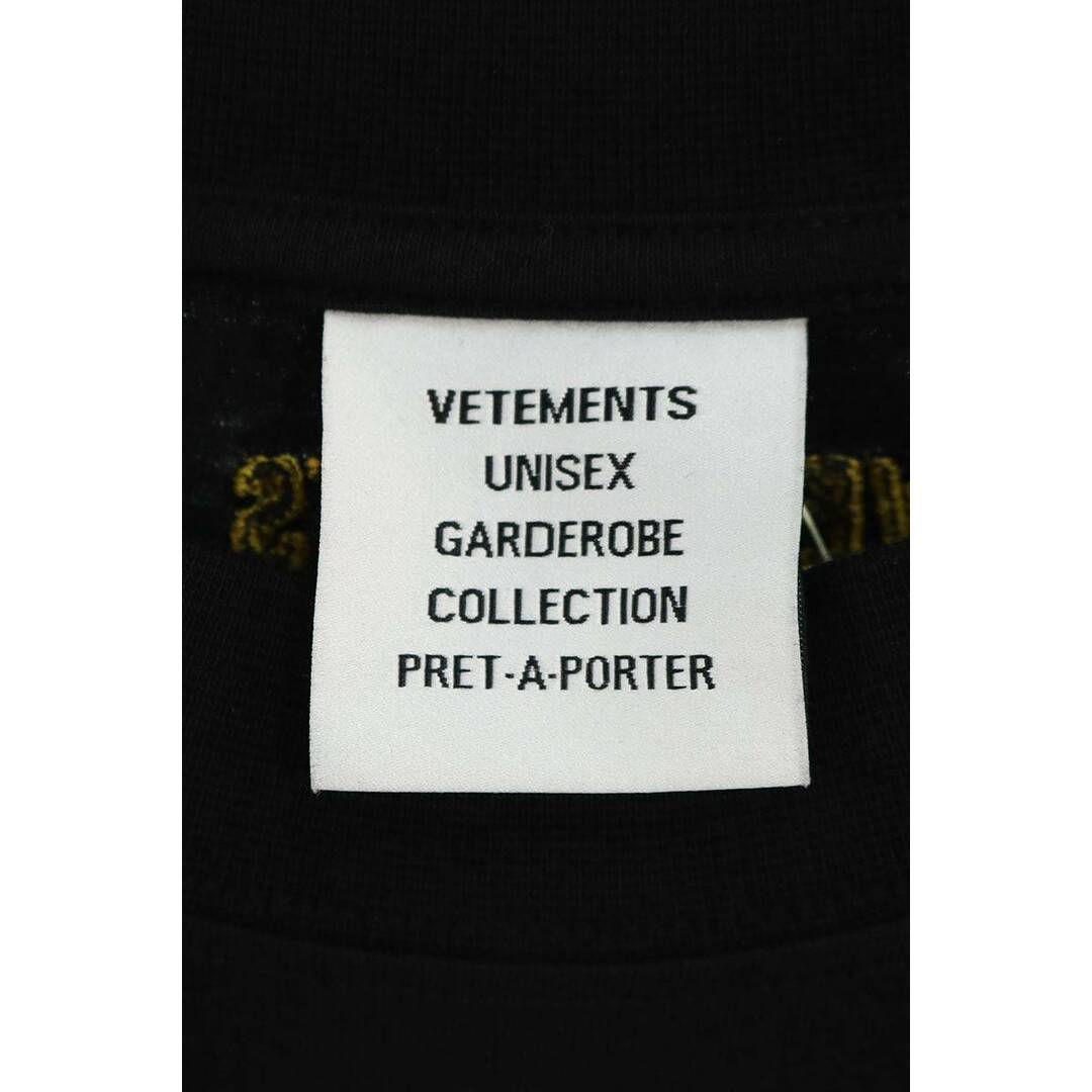 VETEMENTS(ヴェトモン)のヴェトモン  UE52TR270G ワールドツアープリントオーバーサイズTシャツ メンズ L メンズのトップス(Tシャツ/カットソー(半袖/袖なし))の商品写真