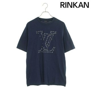 ルイヴィトン(LOUIS VUITTON)のルイヴィトン  21AW  RM212Q NPG HLY42W LVステッチプリントアンドエンブロイダリーTシャツ メンズ L(Tシャツ/カットソー(半袖/袖なし))