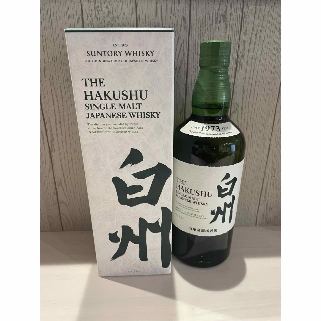 サントリー(サントリー)のサントリー シングルモルト　白州　７００ｍｌ 食品/飲料/酒の酒(ウイスキー)の商品写真