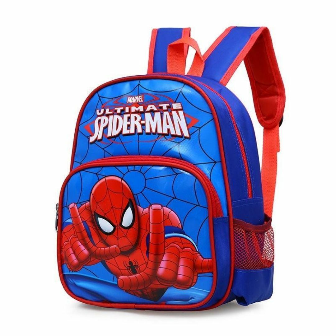 スパイダーマン キッズ リュックサック リュック　通園 通学 ボーイズ 赤 キッズ/ベビー/マタニティのこども用バッグ(リュックサック)の商品写真