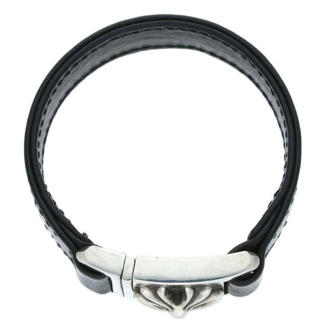 Chrome Hearts(クロムハーツ)のクロムハーツ  HARNESS CLASP/ハーネスクラスプ レザーブレスレット メンズ 7 メンズのアクセサリー(ブレスレット)の商品写真