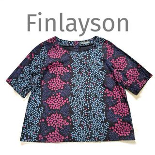 フィンレイソン(Finlayson)の【FELISSIMO×Finlayson 】コラボ　ベリー柄　総柄　マルッタ北欧(シャツ/ブラウス(半袖/袖なし))