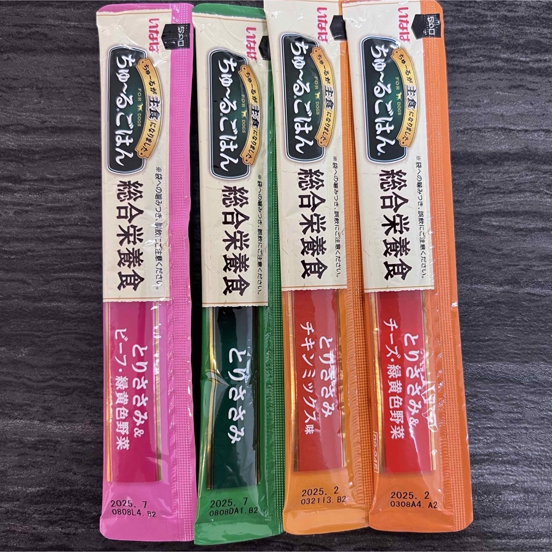 いなばペットフード(イナバペットフード)の犬　いなば　ちゅーるごはん　総合栄養食　4種類　80本 その他のペット用品(犬)の商品写真