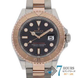 ロレックス(ROLEX)の【119794】ROLEX ロレックス  126621 ヨットマスター ブラックダイヤル ランダム番 SS/PG 自動巻き ギャランティーカード 当店オリジナルボックス 腕時計 時計 WATCH メンズ 男性 男 紳士【中古】(腕時計(アナログ))