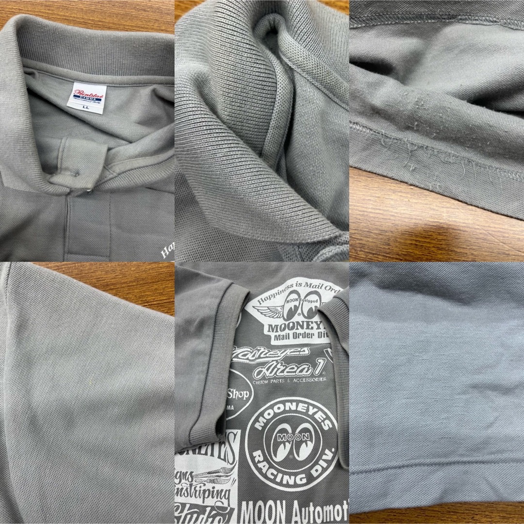 K758 MOONEYES ポロシャツ トップス メンズのトップス(Tシャツ/カットソー(半袖/袖なし))の商品写真