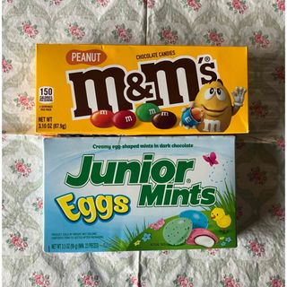 エムアンドエムアンドエムズ(m&m&m's)のm&m.s/Junior Mints eggs(菓子/デザート)