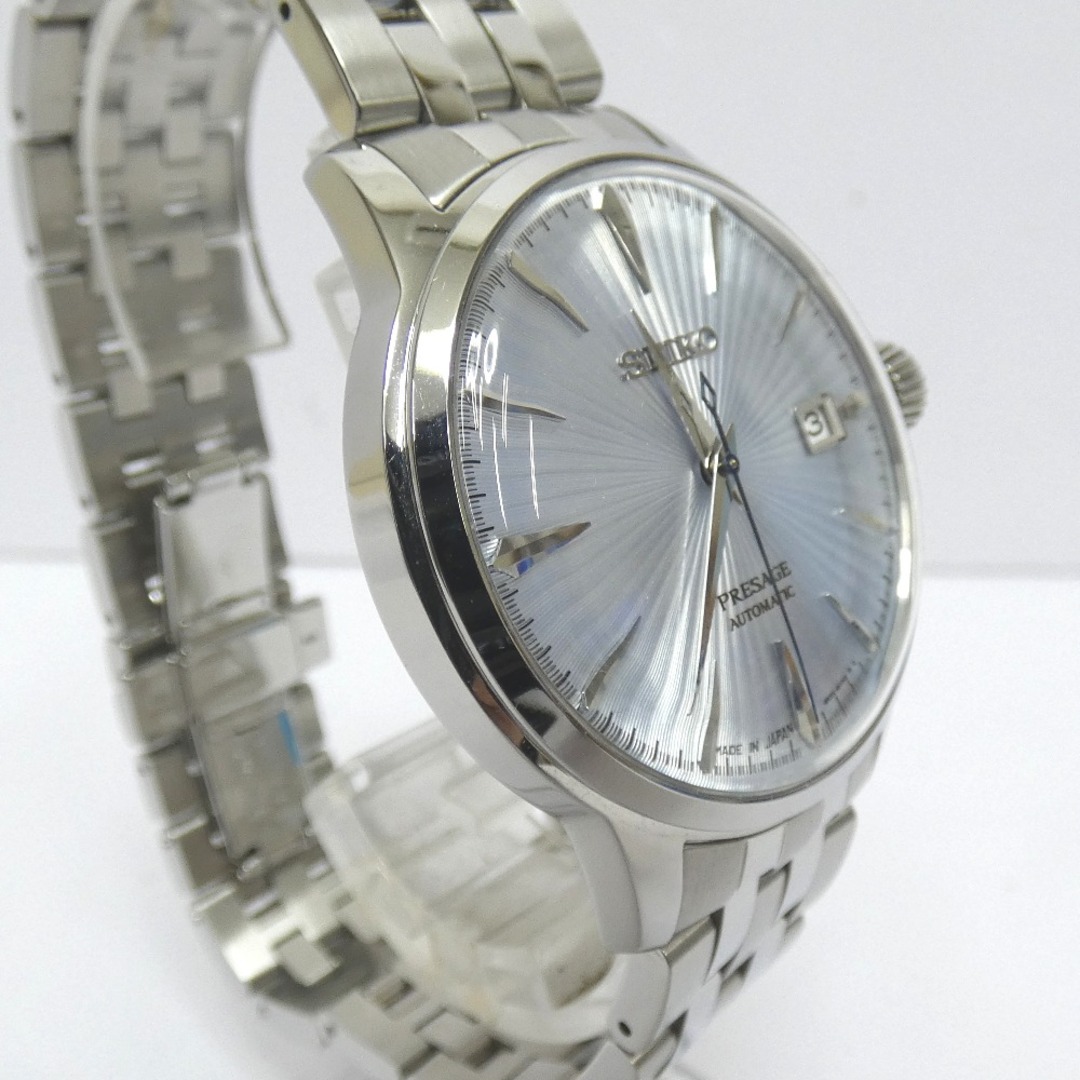 SEIKO(セイコー)のセイコー 腕時計 PRESAGE プレザージュ メカニカル 自動巻き SARY161 シルバー Dz789341 中古美品 メンズの時計(腕時計(アナログ))の商品写真