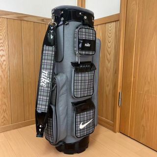 ナイキ(NIKE)のNIKE GOLF ナイキ 部分チェック 8.5型 キャディバッグ ユニセックス(バッグ)