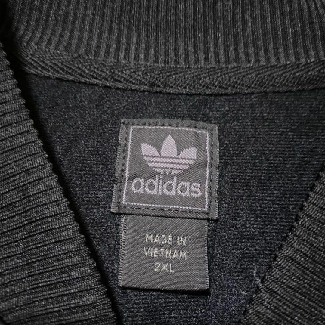 adidas(アディダス)のアディダス ブラック ジャージ セットアップ ヴィンテージ 80s ワッペン 黒 メンズのトップス(ジャージ)の商品写真