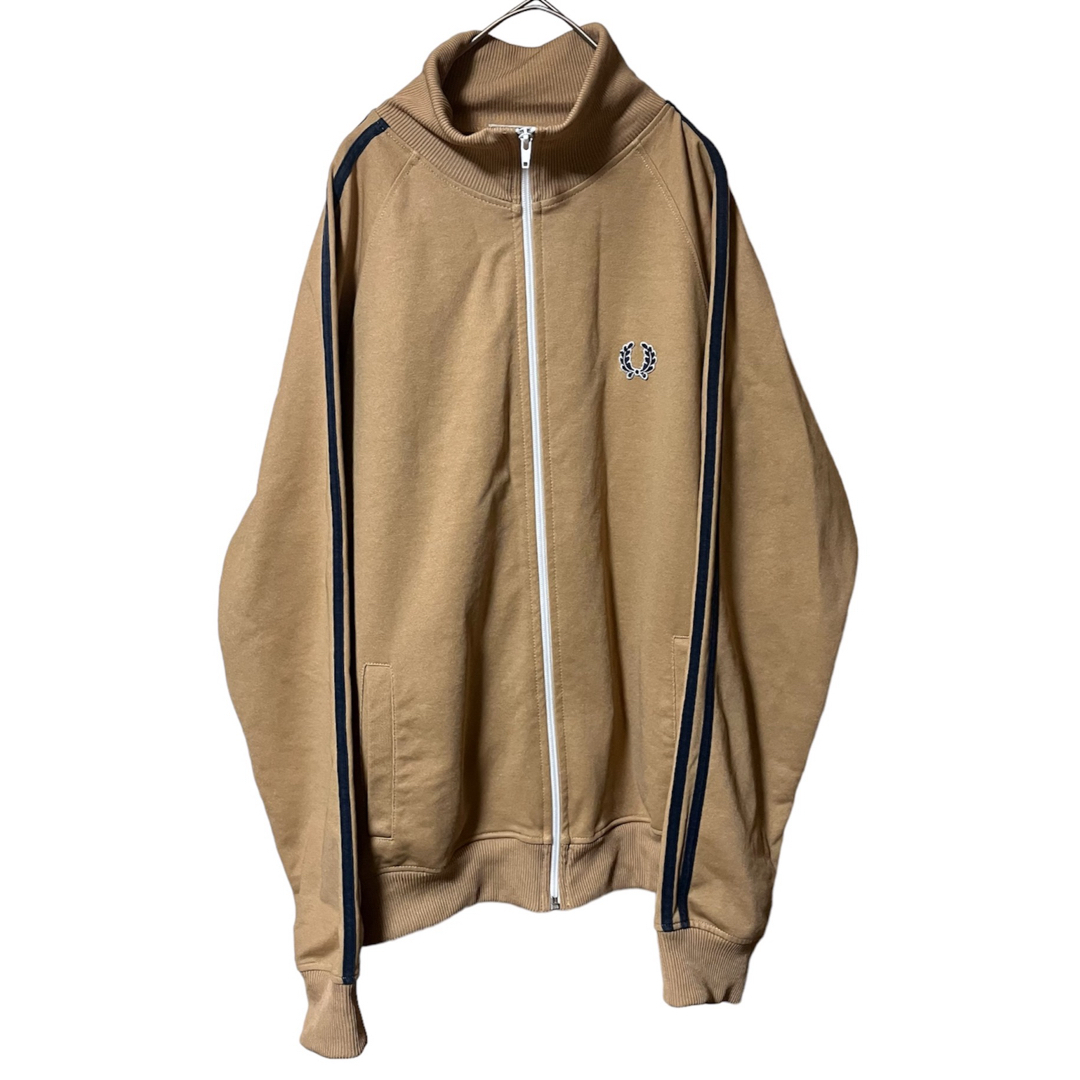 FRED PERRY(フレッドペリー)の80s Fred Perry Track Jacket Beige x Navy メンズのトップス(ジャージ)の商品写真