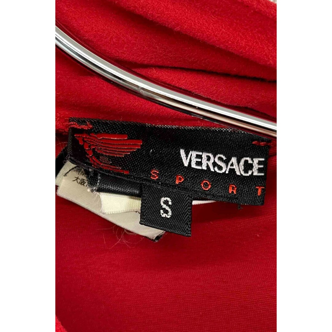 Made in ITALY VERSACE SPORT high neck  tops ヴェルサーチスポーツ 長袖トップス ハイネック レッド サイズS ヴィンテージ ネ メンズのトップス(Tシャツ/カットソー(七分/長袖))の商品写真