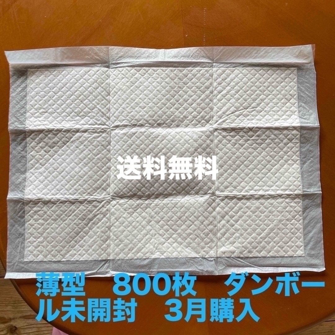 1回使い捨て 薄型ペットシーツ 日本製高分子 (レギュラー 800枚) その他のペット用品(犬)の商品写真