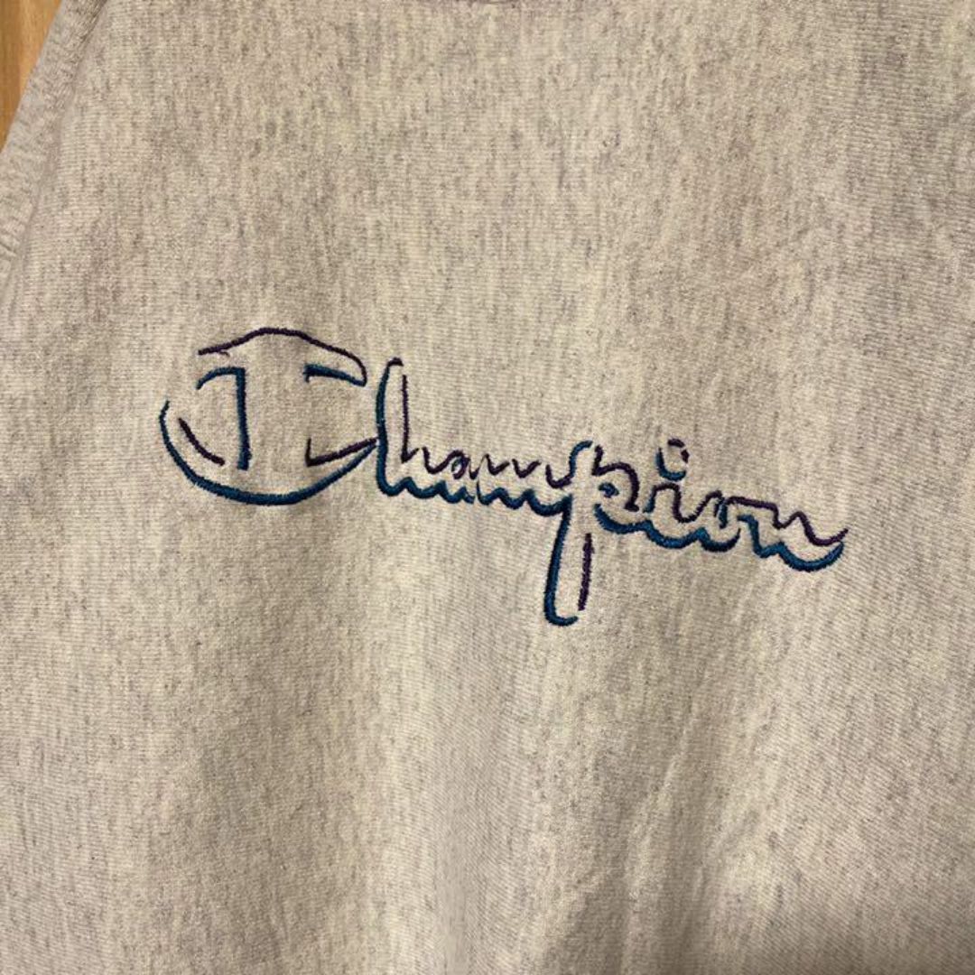 Champion(チャンピオン)の激レア リバースウィーブ リンガー トレーナー 刺繍 ロゴ 90s チャンピオン メンズのトップス(スウェット)の商品写真