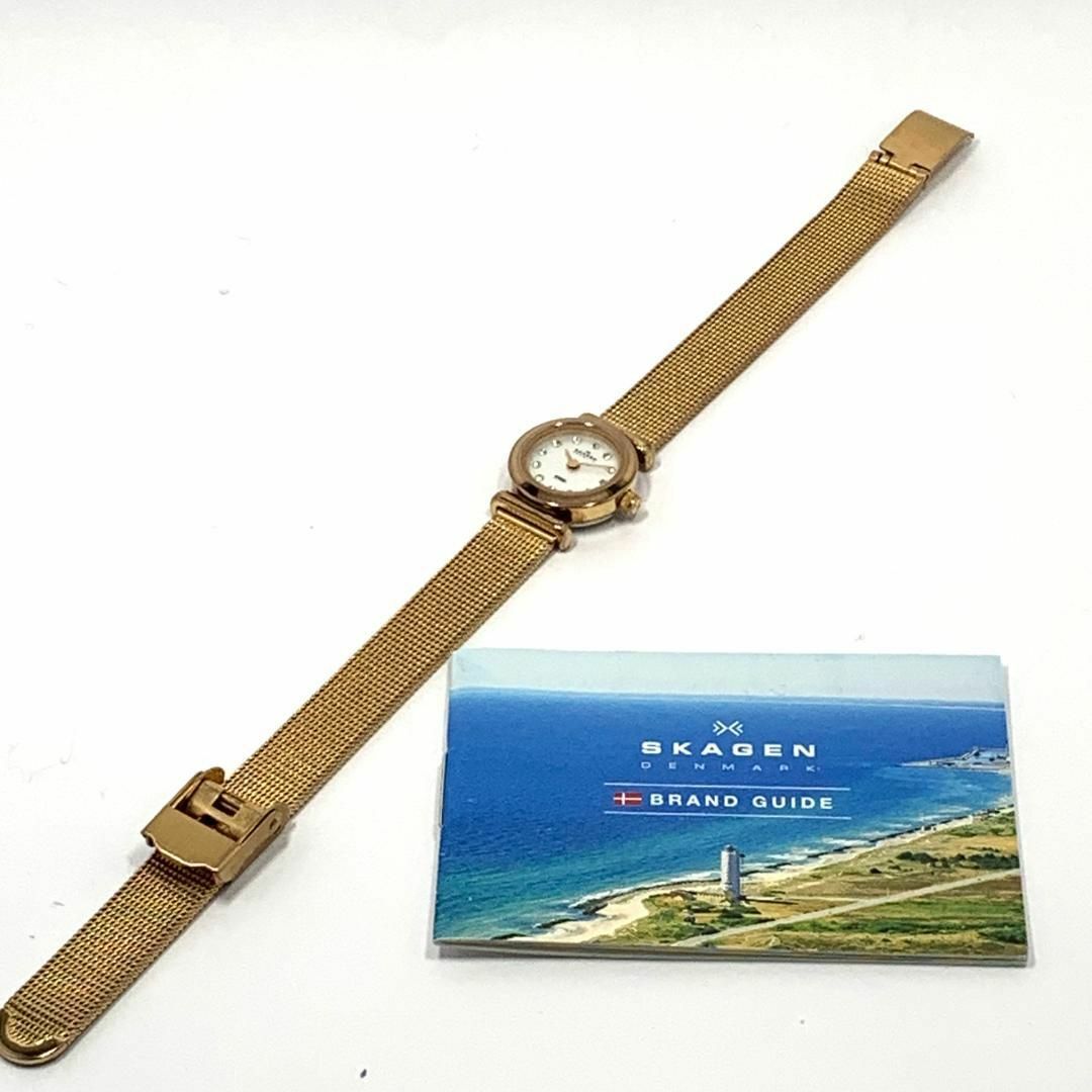 SKAGEN(スカーゲン)の350 稼働品 SKAGEN DENMARK レディース 腕時計 12石 人気 レディースのファッション小物(腕時計)の商品写真