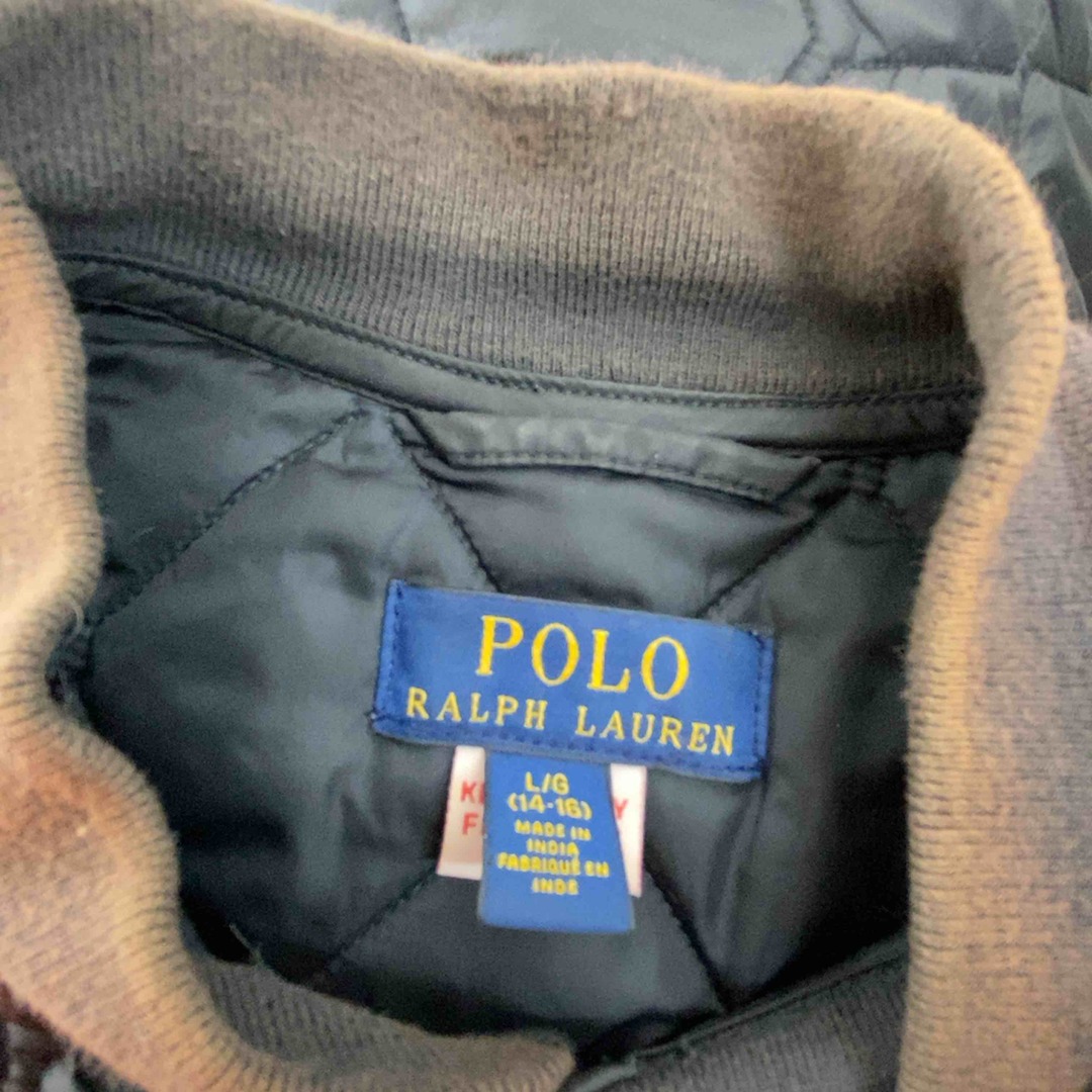 POLO RALPH LAUREN(ポロラルフローレン)のPOLO RALPH LAUREN ポロラルフローレン メンズ 中綿・ダウンジャケット ロゴ刺繍 ブラック メンズのジャケット/アウター(ダウンジャケット)の商品写真