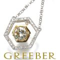 ダルミ ネックレス ダイヤ 0.50ct K18WG/YG/PG 