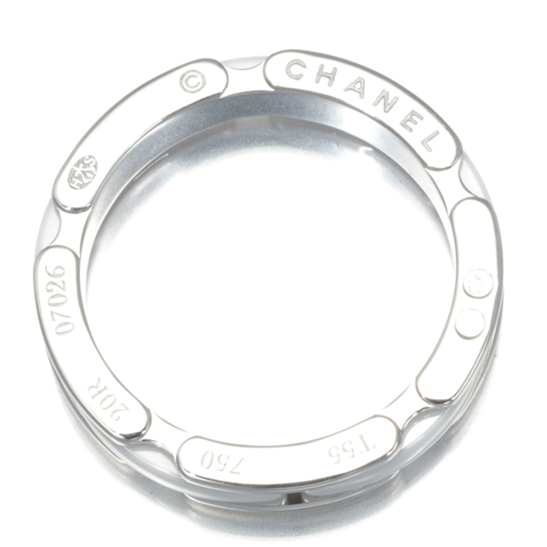 シャネル リング  ウルトラ J12 スモール 55号 K18WG/ホワイトセラミック 保証書 レディースのアクセサリー(リング(指輪))の商品写真