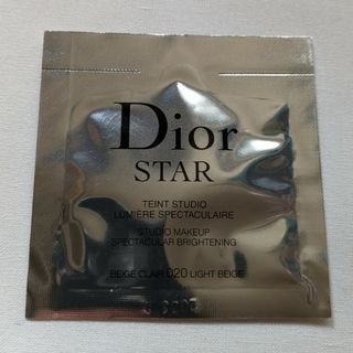 ディオール(Dior)の【新品未使用】ディオールスキン スター フルイド 020ライトベージュ(サンプル/トライアルキット)