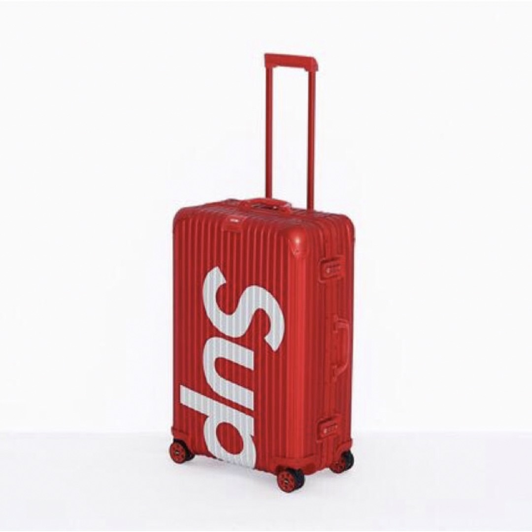 RIMOWA(リモワ)のRIMOWA Supreme 82L red 2台 メンズのバッグ(トラベルバッグ/スーツケース)の商品写真