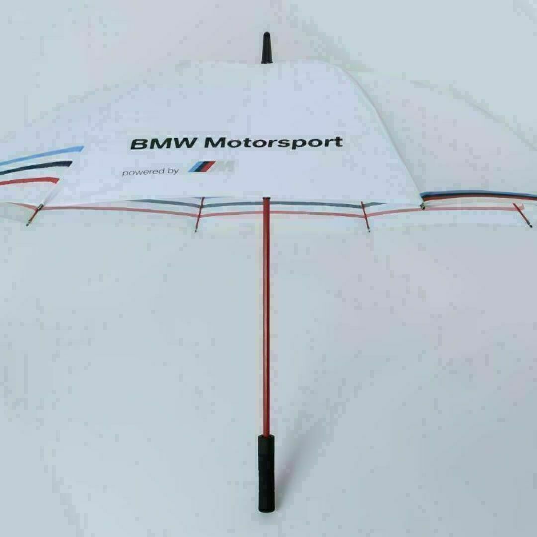 【BMW Motorsports】Mスポ UMBRELLA 白フルサイズ 傘 自動車/バイクの自動車(汎用パーツ)の商品写真