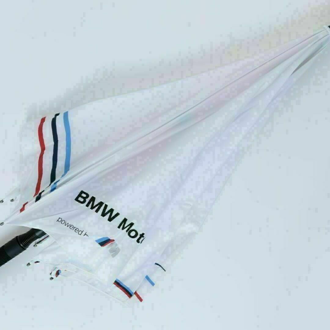 【BMW Motorsports】Mスポ UMBRELLA 白フルサイズ 傘 自動車/バイクの自動車(汎用パーツ)の商品写真