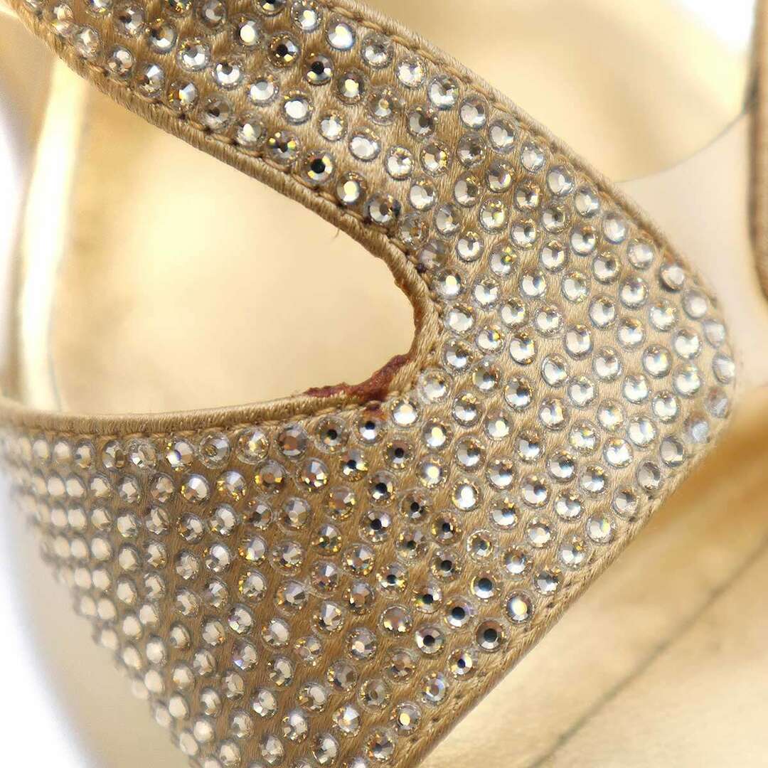 RENE CAOVILLA(レネカオヴィラ)のRENE CAOVILLA レネ カオヴィラ ウェッジソールサンダル ゴールド 38 レディースの靴/シューズ(サンダル)の商品写真
