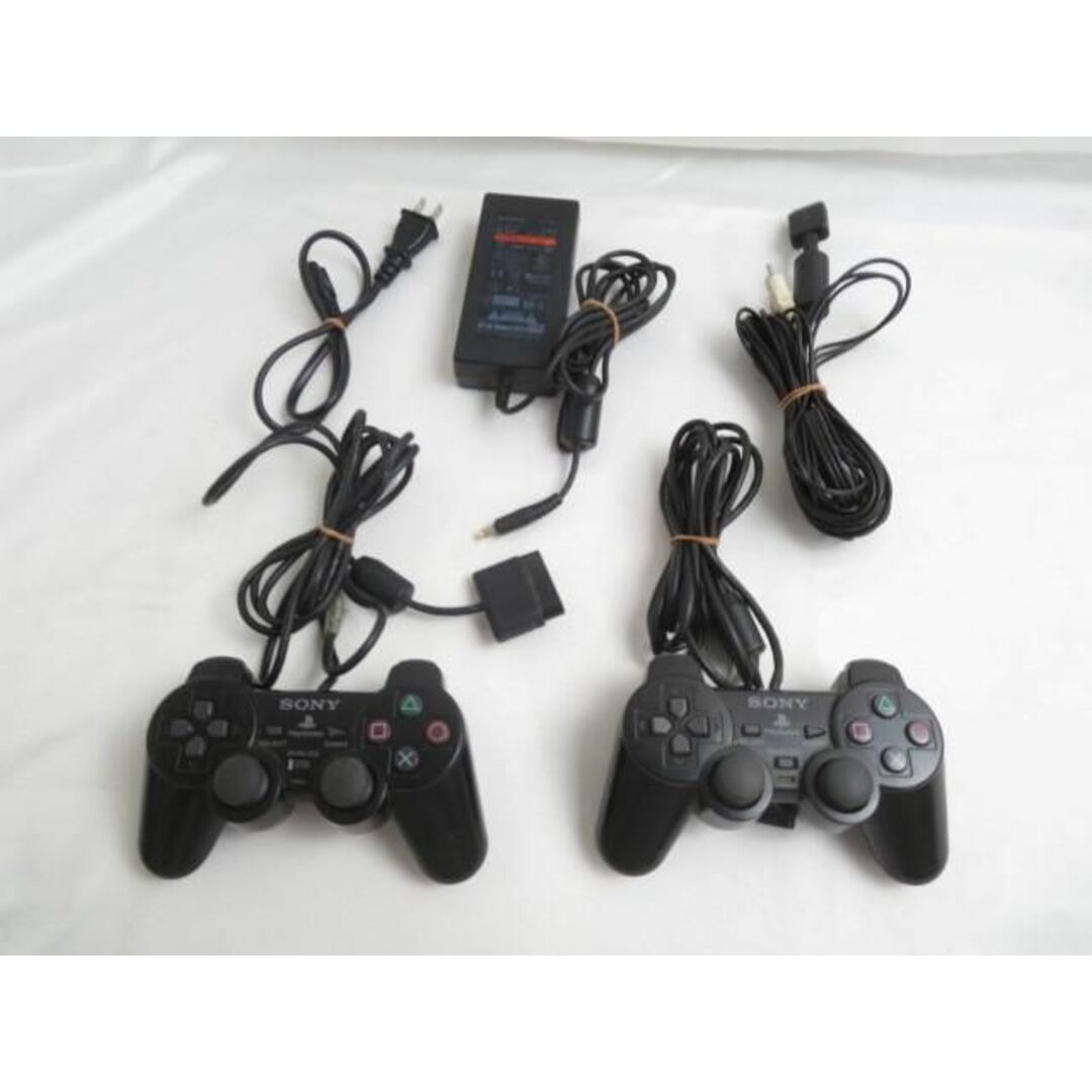  中古品 ゲーム プレイステーション2 PS2 本体 SCPH-75000 チャーコルブラック 動作品 周辺機器あり エンタメ/ホビーのゲームソフト/ゲーム機本体(携帯用ゲーム機本体)の商品写真