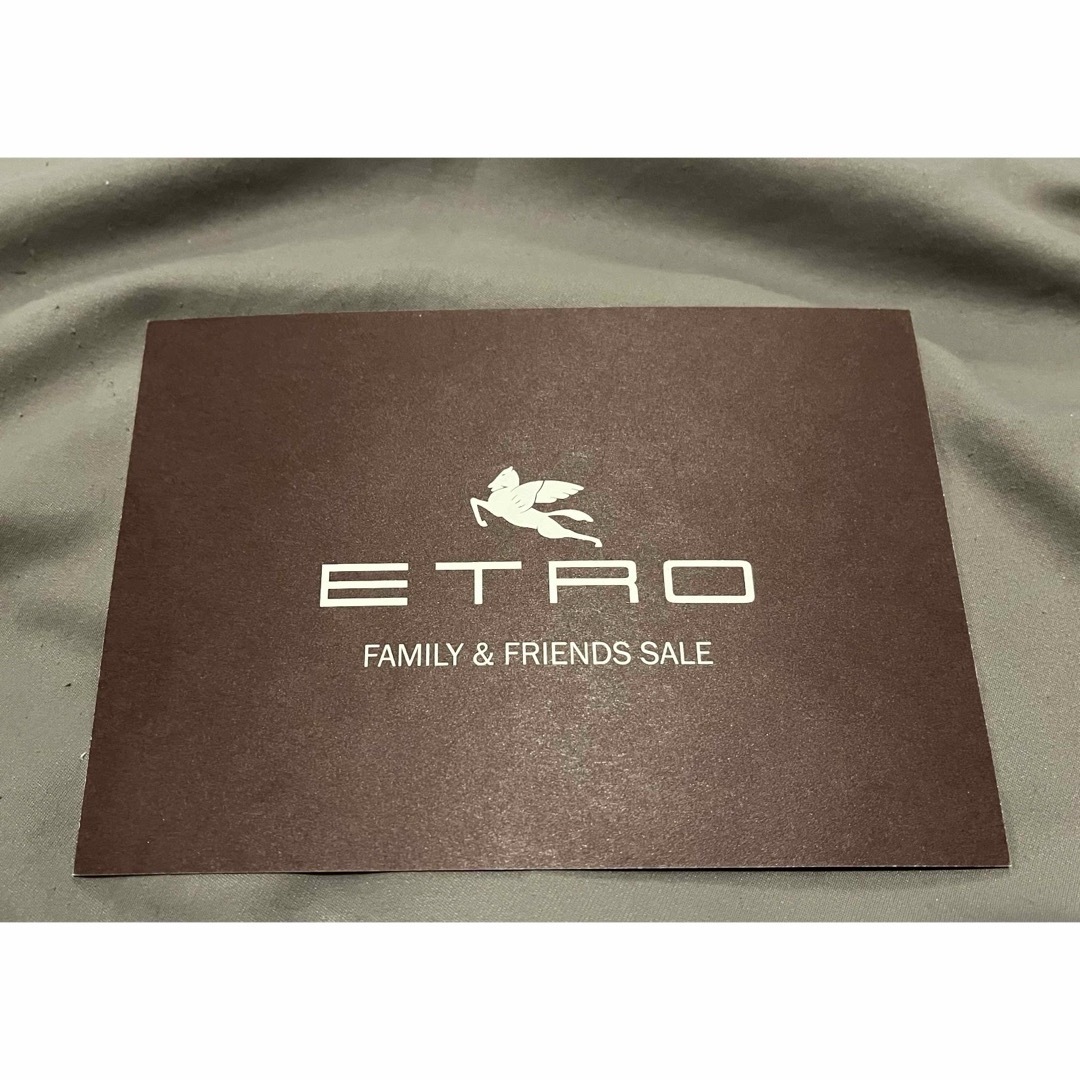 ETRO(エトロ)のエトロ ファミリー&フレンズ特別セール ファミリーセール メンズのメンズ その他(その他)の商品写真
