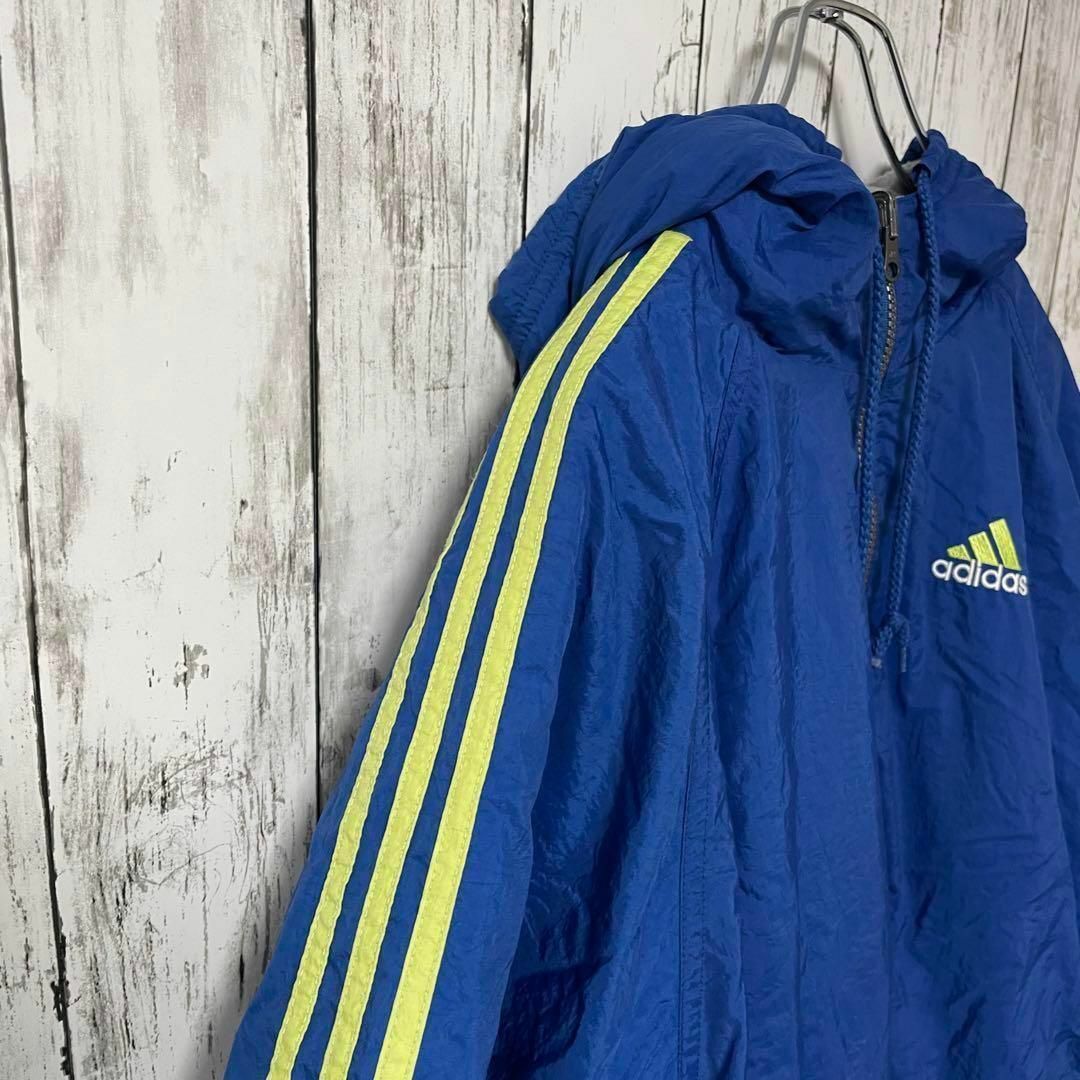 adidas(アディダス)の90s adidas USA古着 ナイロンジャケット 刺繍 リバーシブルMメンズ メンズのジャケット/アウター(ナイロンジャケット)の商品写真