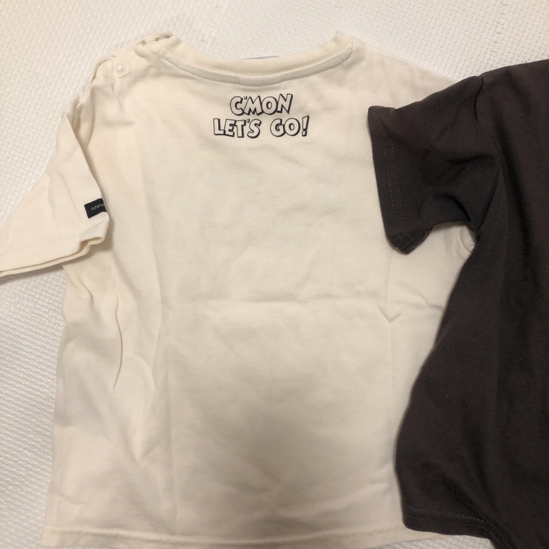 futafuta(フタフタ)のミッキーTシャツ　フタフタ　80.90セット キッズ/ベビー/マタニティのベビー服(~85cm)(Ｔシャツ)の商品写真