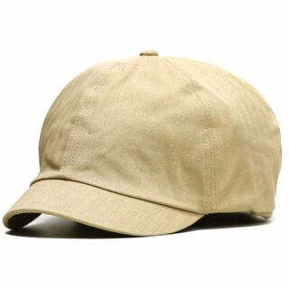大きいサイズ 帽子 メンズ ハンチングキャスケット タイプⅡ ベージュ(ハンチング/ベレー帽)