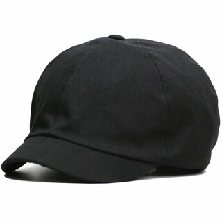 大きいサイズ 帽子 メンズ ハンチングキャスケット タイプⅡ ブラック(ハンチング/ベレー帽)