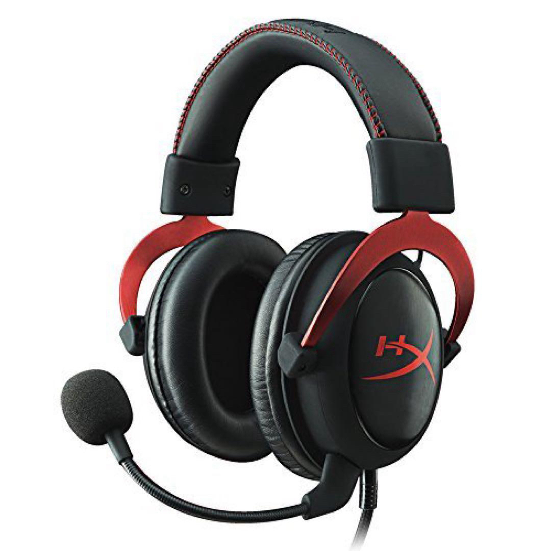 HyperX Cloud II ゲーミング ヘッドセット PC & PS4 用 スマホ/家電/カメラのオーディオ機器(ヘッドフォン/イヤフォン)の商品写真