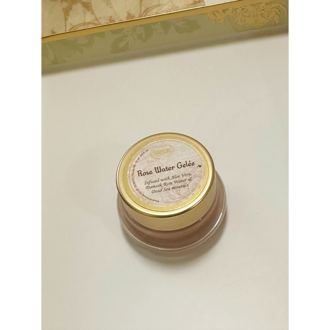 SABON(サボン)の【新品】sabon サボン　フェイスポリッシャー　ローズウォーターオイル　ジュレ コスメ/美容のスキンケア/基礎化粧品(その他)の商品写真