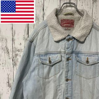 BROOKLYNCLOTH アメリカ古着 デニムジャケット 裏ボア裏起毛メンズ(Gジャン/デニムジャケット)