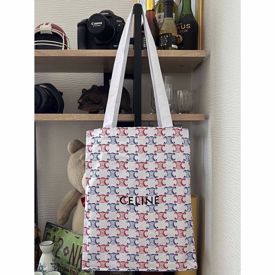 celine(セリーヌ)のCeline セリーヌ　トリオンフ　トートバッグ　エコバッグ　ノベルティ　S レディースのバッグ(エコバッグ)の商品写真