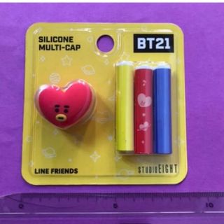 BT21 フィギュアマルチキャップ 鉛筆保護キャップ　TATA(アイドルグッズ)