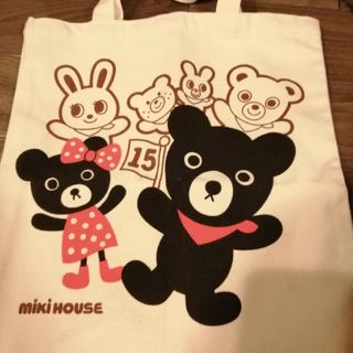 ミキハウス(mikihouse)の値下　ミキハウス　ダブルＢ　くま　エコバッグ(エコバッグ)