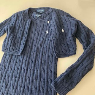 ラルフローレン(Ralph Lauren)のラルフローレン ワンピースとカーディガン(ワンピース)