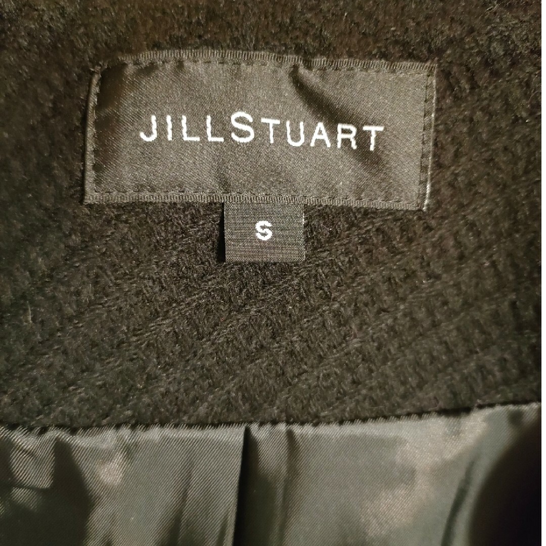 JILLSTUART(ジルスチュアート)の【美品】ジルスチュアート/コート/S/ブラック/黒 レディースのジャケット/アウター(その他)の商品写真