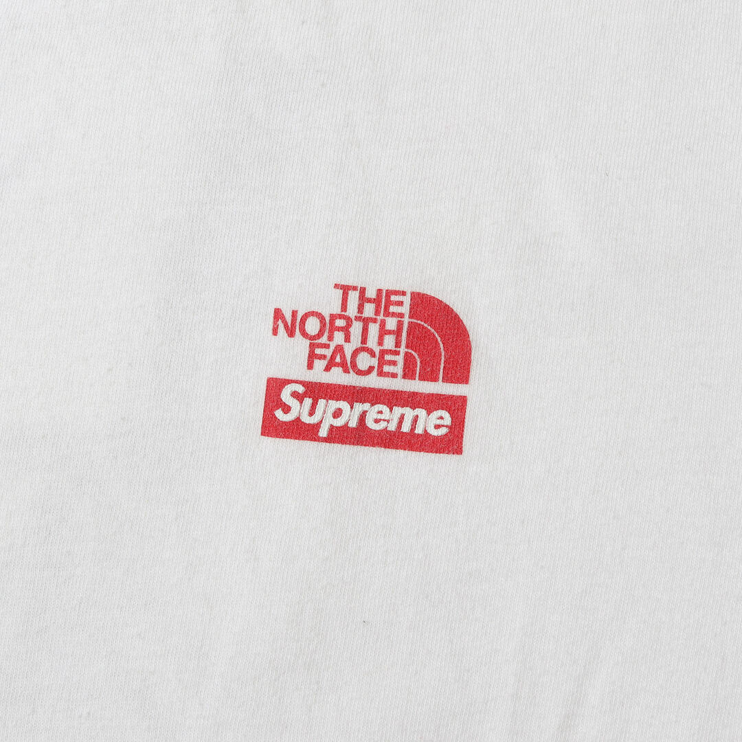 Supreme(シュプリーム)のSupreme シュプリーム Tシャツ サイズ:M 19AW THE NORTH FACE ノースフェイス 自由の女神 クルーネック 半袖Tシャツ Statue of Liberty Tee ホワイト 白 トップス カットソー コラボ【メンズ】【中古】 メンズのトップス(Tシャツ/カットソー(半袖/袖なし))の商品写真